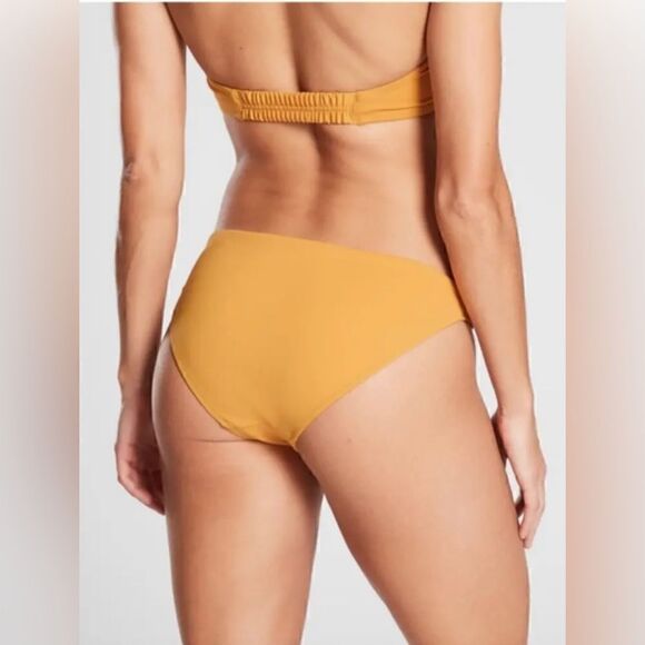 Athleta Sculpted Medium Swim Bottom Abyssinian Yellow Size XL NWT $59 - Picture 2 of 4